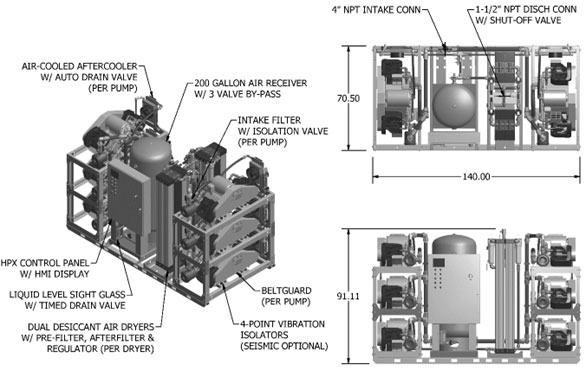 Medical Reciprocating Air Compressor